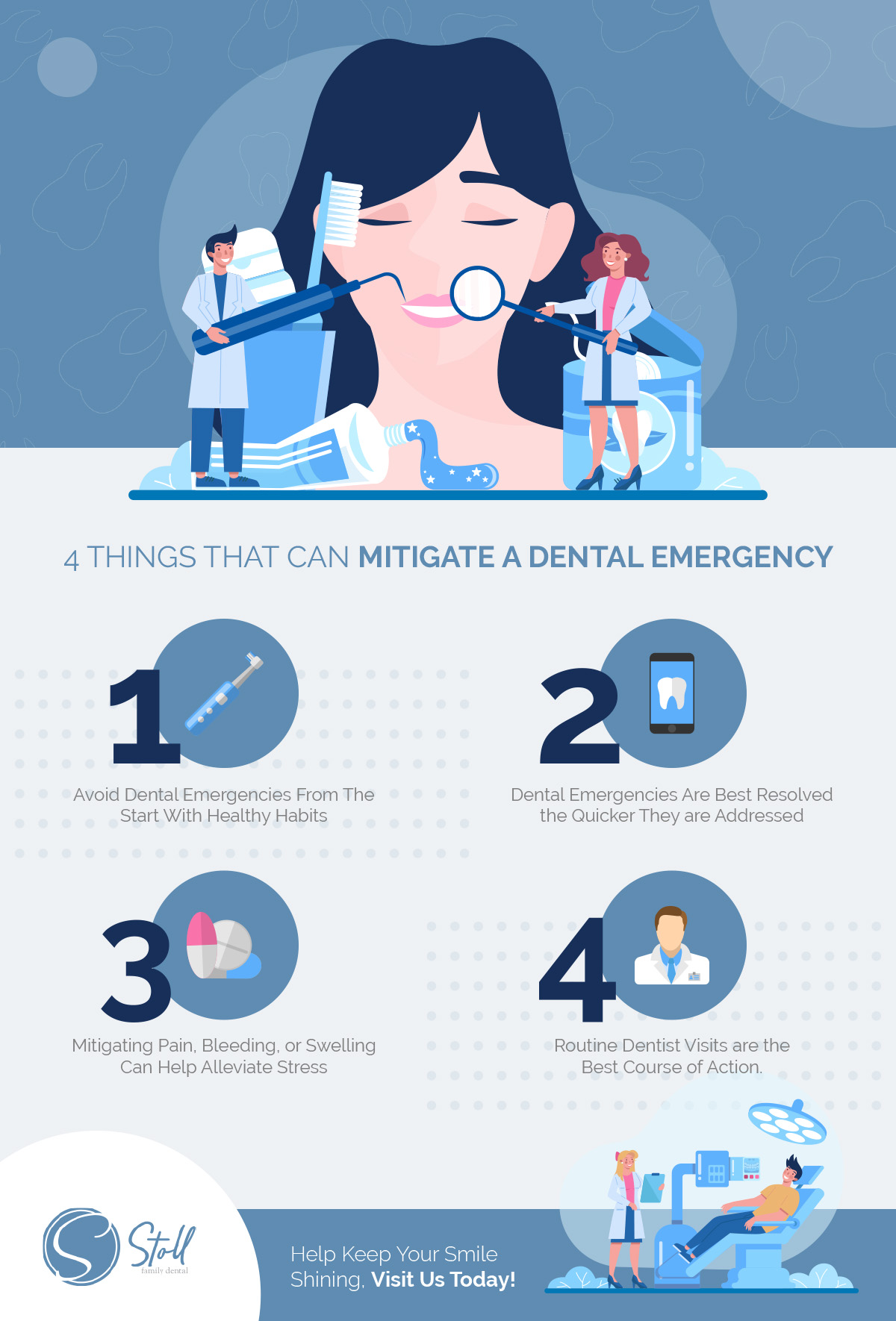 4 Things That Can Mitigate A Dental Emergency Infographic