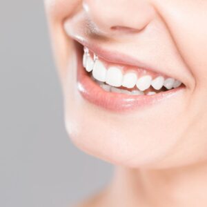 smile with teeth
