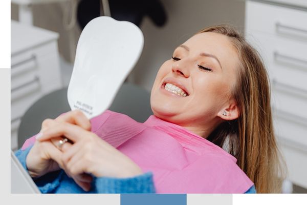 woman at dentist