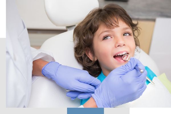 child at dentist