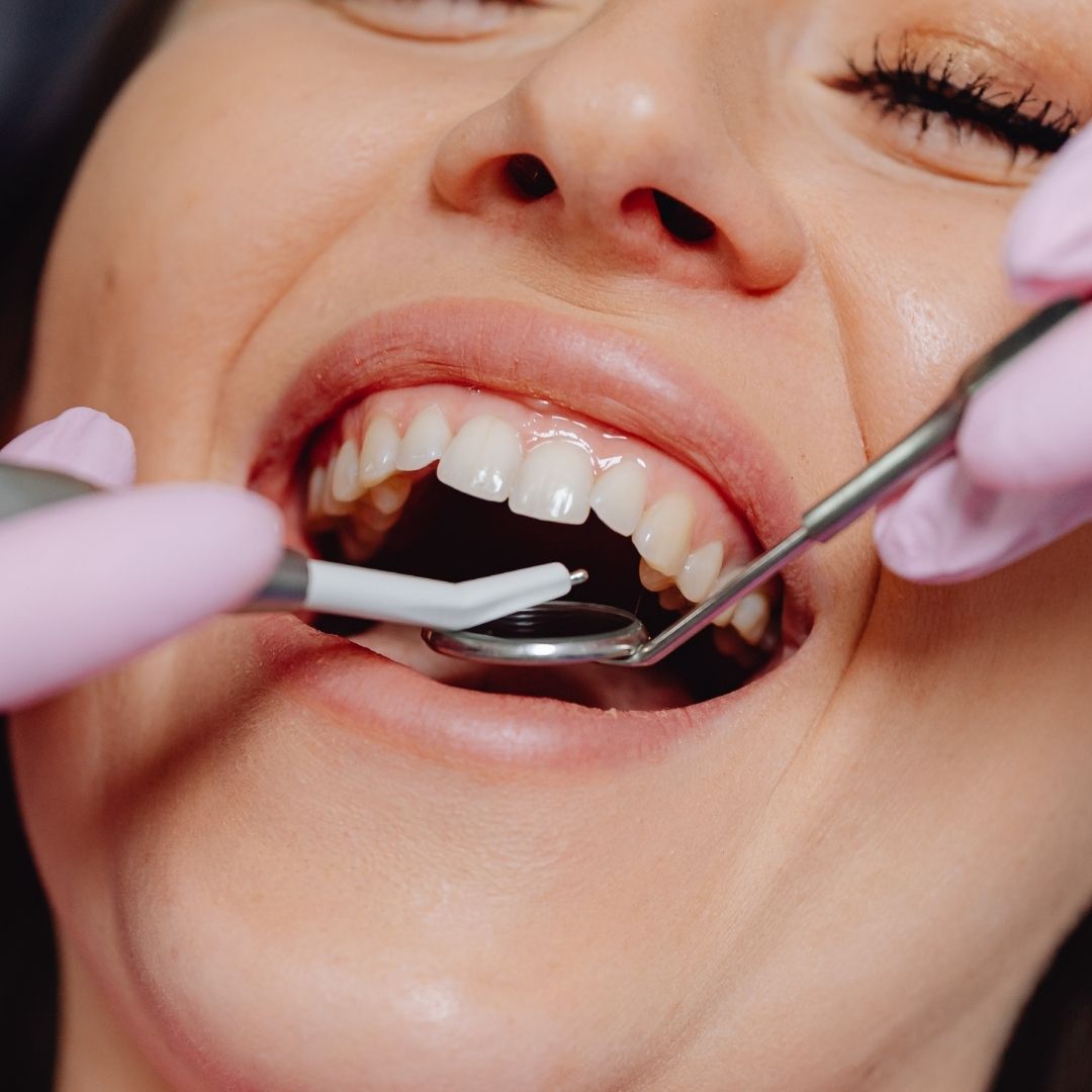 woman at dentist