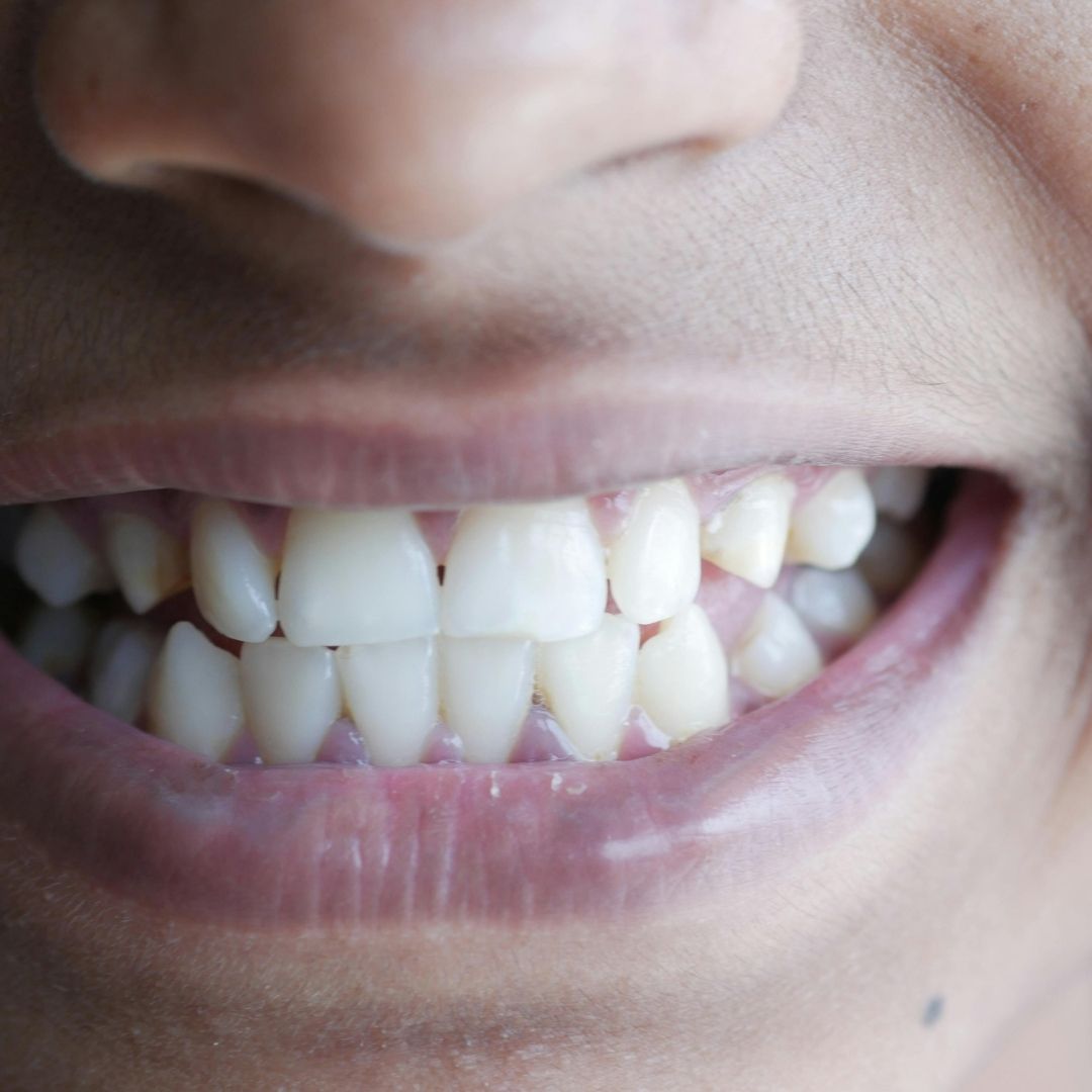 woman smiling